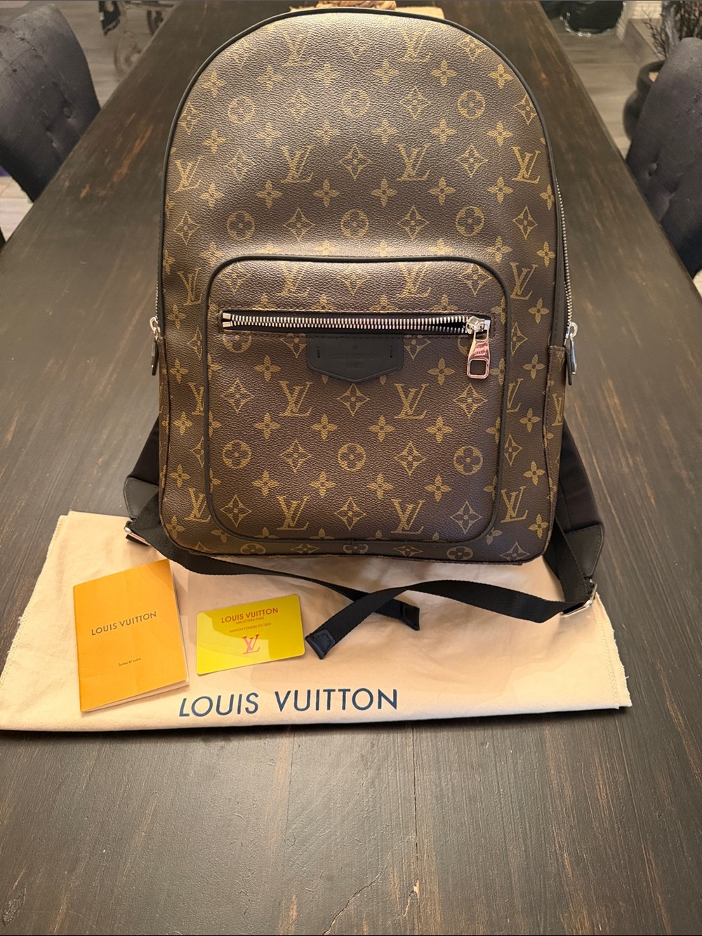 Louis Vuitton Brown Monogram Canvas Backpack